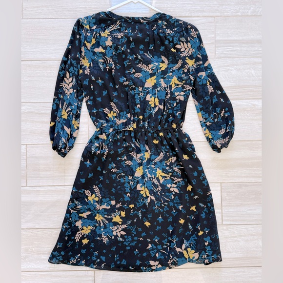 Loft fall colors floral print dress - Picture 2 of 2